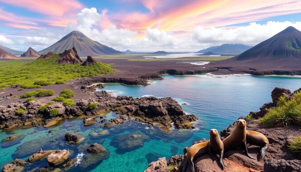 Galápagos Islands landscape Galápagos Islands landscape