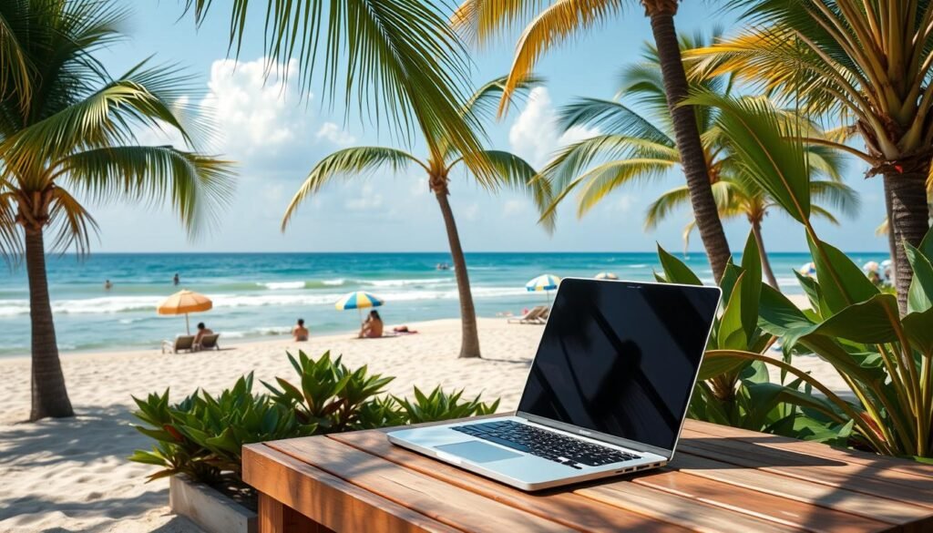remote work vacations