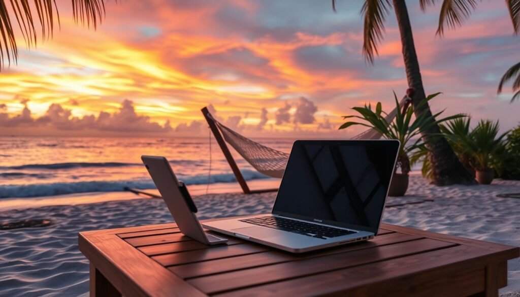 remote work vacations